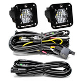 Baja Designs S1 Wide Cornering LED Light Backup Kit w/ Mounting Bracket Pair