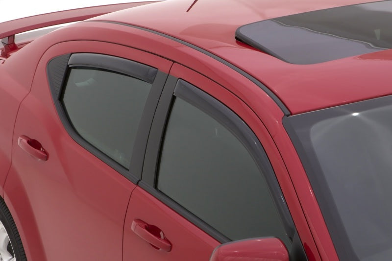 AVS 12-18 Ford Focus Ventvisor In-Channel Front & Rear Window Deflectors 4pc - Smoke