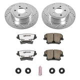 Power Stop 05-19 Chrysler 300 Rear Z26 Street Warrior Brake Kit