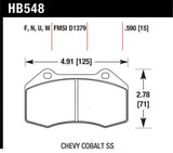 Hawk Renault Clio DTC-60 Race Front Brake Pads