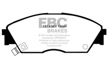 Load image into Gallery viewer, EBC 90-92 Honda Civic CRX 1.6 Si Yellowstuff Front Brake Pads