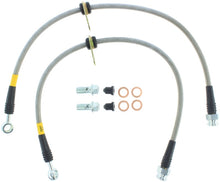 Load image into Gallery viewer, StopTech 08-10 EVO X AWD Stainless Steel Rear Brake Lines