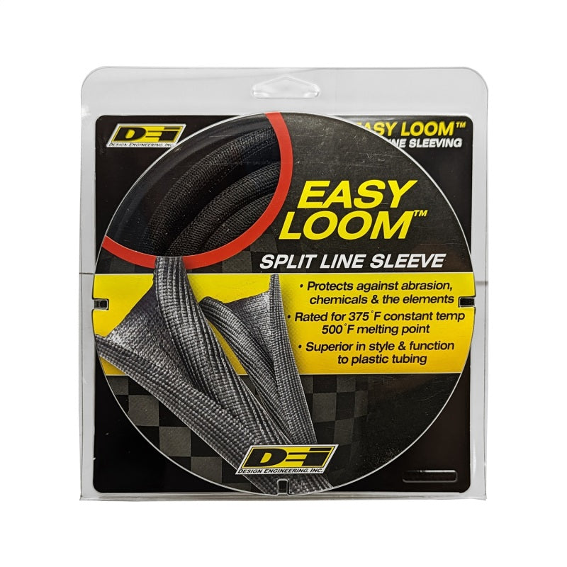 DEI Split Wire Sleeve Easy Loom 10mm-3/8in x 20 Black