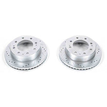 Load image into Gallery viewer, Power Stop 11-21 GMC Sierra 3500 HD Front Drilled &amp; Slotted Rotor - Pair