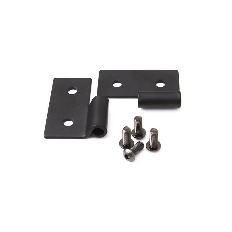 Rampage 1976-1983 Jeep CJ5 Lower Door Hinge Brackets - Black