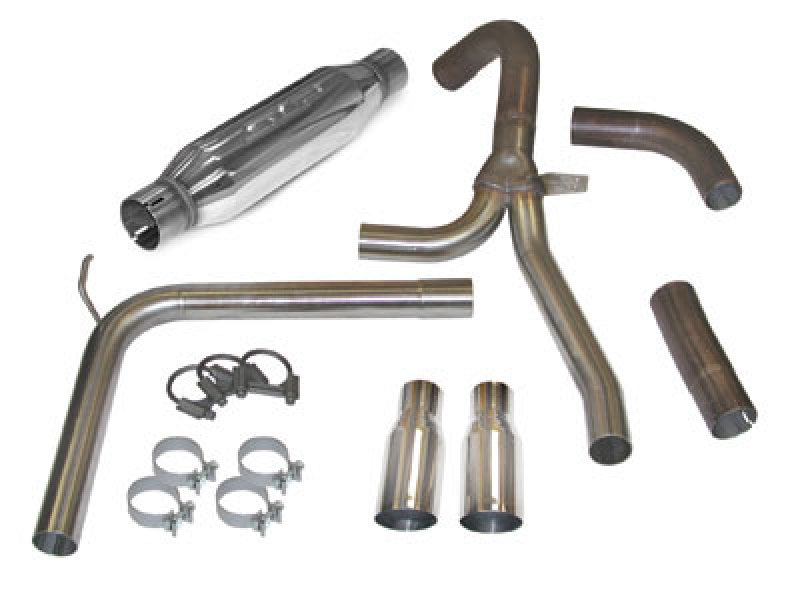 SLP 1998=2002 Chevrolet Camaro LS1 LoudMouth Cat-Back Exhaust System w/ 3.5in Slash Cut Tips