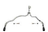 Corsa 2021-2025 Ford F-150 Regular Cab/6.5in Bed 5.0L V8 Xtreme Cat-Back Dual Rear Exit-Black PVD