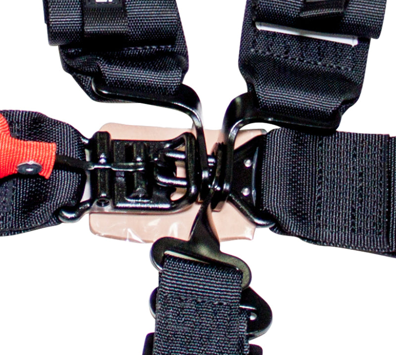 NRG SFI 16.1 5PT 3in. Seat Belt Harness / Latch Link - Black