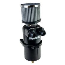 Load image into Gallery viewer, Moroso Dual Inlet -10AN Billet Breather Tank Catch Can - Black
