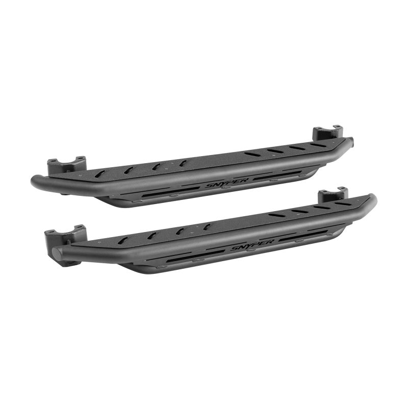 Westin/Snyper 07-17 Jeep Wrangler Triple Tube Rock Rail Steps - Textured Black