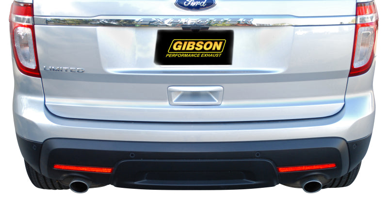 Gibson 11-18 Ford Explorer Base 3.5L 2.25in Axle-Back Dual Exhaust - Stainless