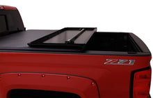 Load image into Gallery viewer, Lund 15-17 Chevy Silverado 3500 Fleetside (6.6ft. Bed) Hard Fold Tonneau Cover - Black