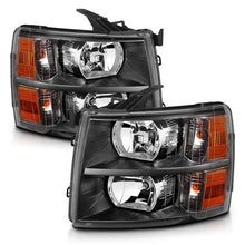 Load image into Gallery viewer, ANZO 2007-2013 Chevrolet Silverado Crystal Headlights Black