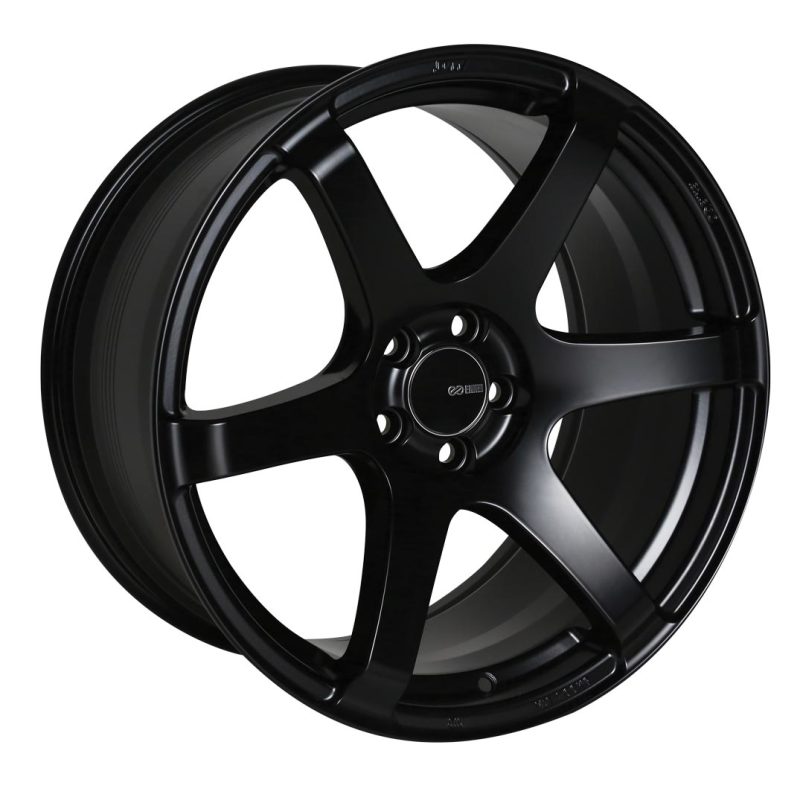 Enkei T6S 18x8 35mm Offset 5x114.3 Bolt Pattern 72.6 Bore Matte Black Wheel