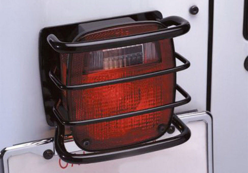 Rampage 1976-1983 Jeep CJ5 Taillight Euroguards - Black