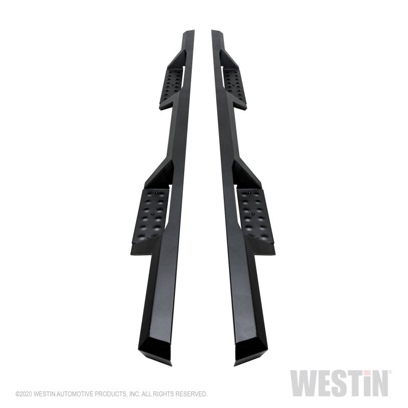 Westin 04-13 Chevy Silverado 1500 Crew Cab 2004-2013 HDX Drop Nerf Step Bars - Textured Black