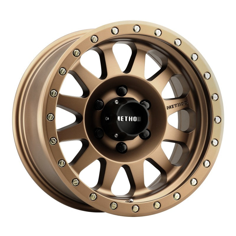 Method MR304 Double Standard 17x8.5 0mm Offset 6x135 94mm CB Method Bronze Wheel