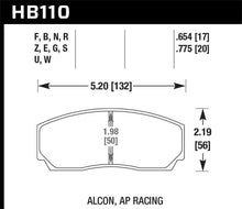 Load image into Gallery viewer, Hawk AP CP5200 Caliper Performance Ceramic Street Brake Pads