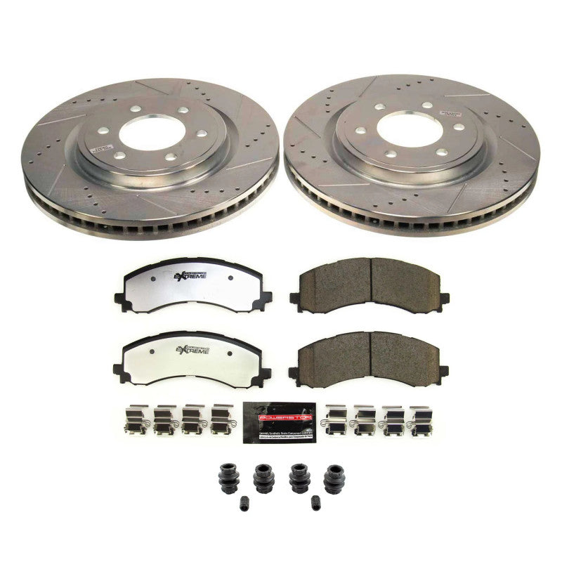 Power Stop 2022 Lincoln Navigator Front Z36 Truck & Tow Brake Kit