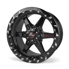 Load image into Gallery viewer, Race Star 93 Truck Star 17x9.50 6x5.50bc 6.125bs Gloss Black Wheel - Single Beadlock