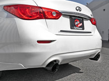 Load image into Gallery viewer, aFe Takeda 2.5in 304 SS Cat-Back Exhaust System w/ Black Tips 16-18 Infiniti Q50 V6-3.0L (tt)