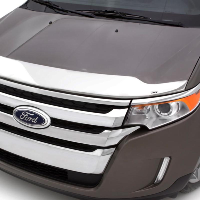 AVS 15-18 Chevy Colorado Aeroskin Low Profile Hood Shield - Chrome