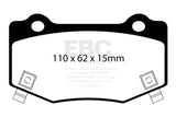 EBC 14+ Chevrolet Corvette Stingray (C7) 6.2 Bluestuff Rear Brake Pads