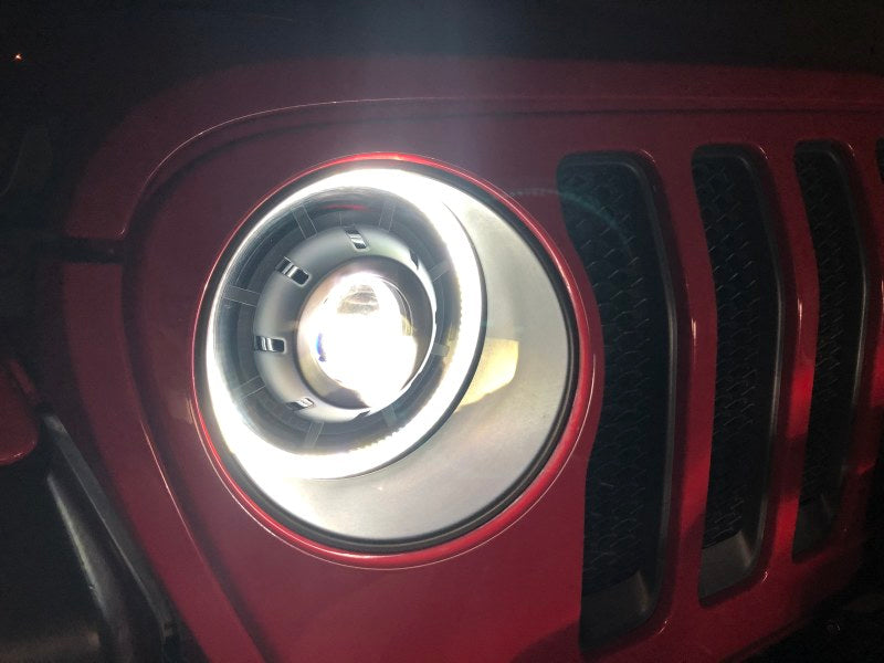 Oracle Jeep JL/Gladiator JT Oculus Bi-LED Projector Headlights - Amber/White Switchback