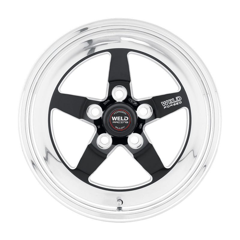 Weld S71 15x10 / 5x4.5 BP / 7.5in. BS Black Wheel (Medium Pad) - Non-Beadlock