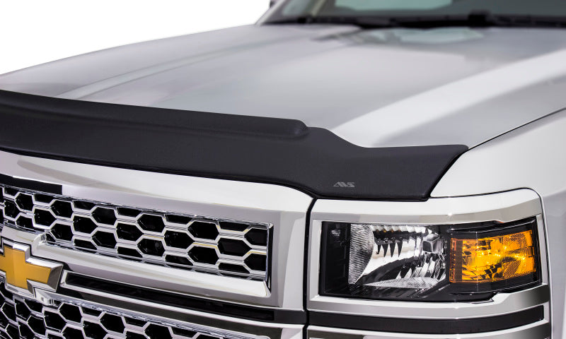 AVS 15-18 Chevy Tahoe Aeroskin II Textured Low Profile Hood Shield - Black