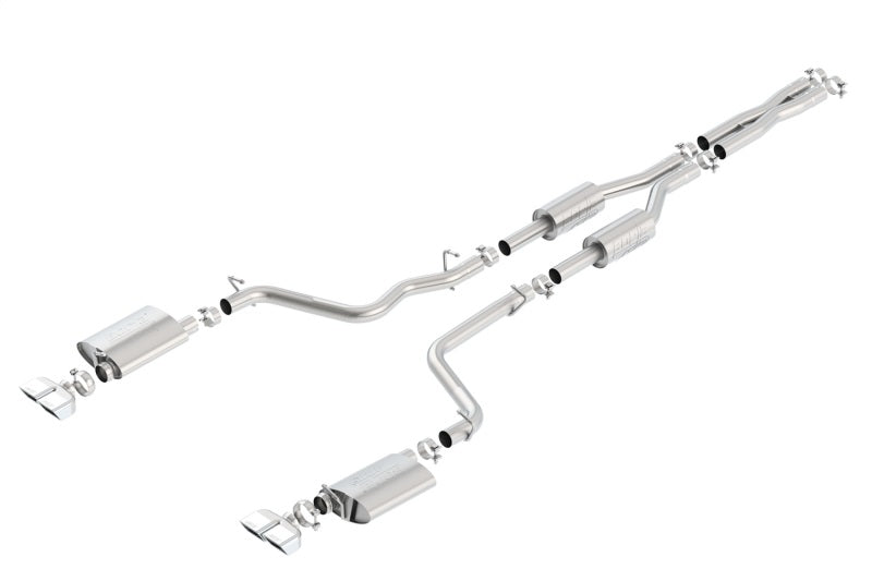 Borla 09-14 Dodge Challenger R/T 5.7L RWD 2Dr. 2.5in. ATAK CB Exhaust - Dual Split Rear Exit