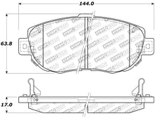 Load image into Gallery viewer, StopTech Performance 00-05 Lexus IS 250/300/350 / 02-09 SC 300/400/430 Front Brake Pads