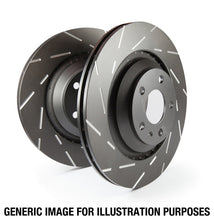 Load image into Gallery viewer, EBC 08-14 Cadillac CTS-V 6.2 Supercharged USR Slotted Front Rotors