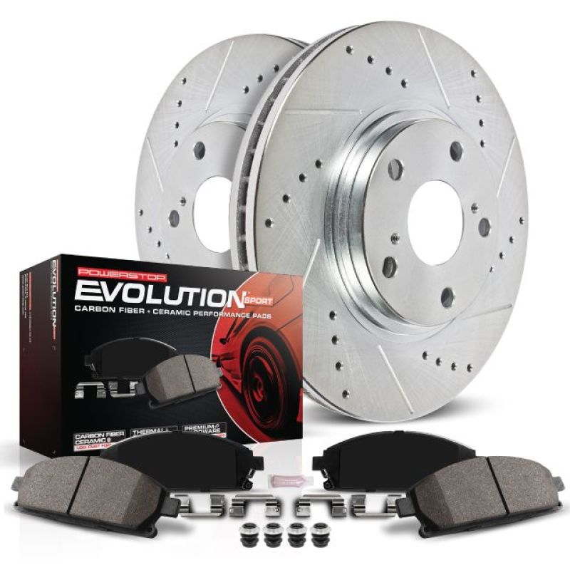 Power Stop 2006 BMW 330i Rear Z23 Evolution Sport Brake Kit