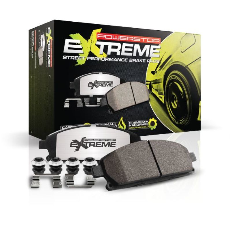 Power Stop 16-19 Cadillac CTS Front Z26 Extreme Street Brake Pads w/Hardware