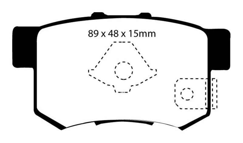 EBC 10-12 Acura RDX 2.3 Turbo Ultimax2 Rear Brake Pads