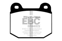 Load image into Gallery viewer, EBC 08+ Lotus 2-Eleven 1.8 Supercharged Yellowstuff Front Brake Pads