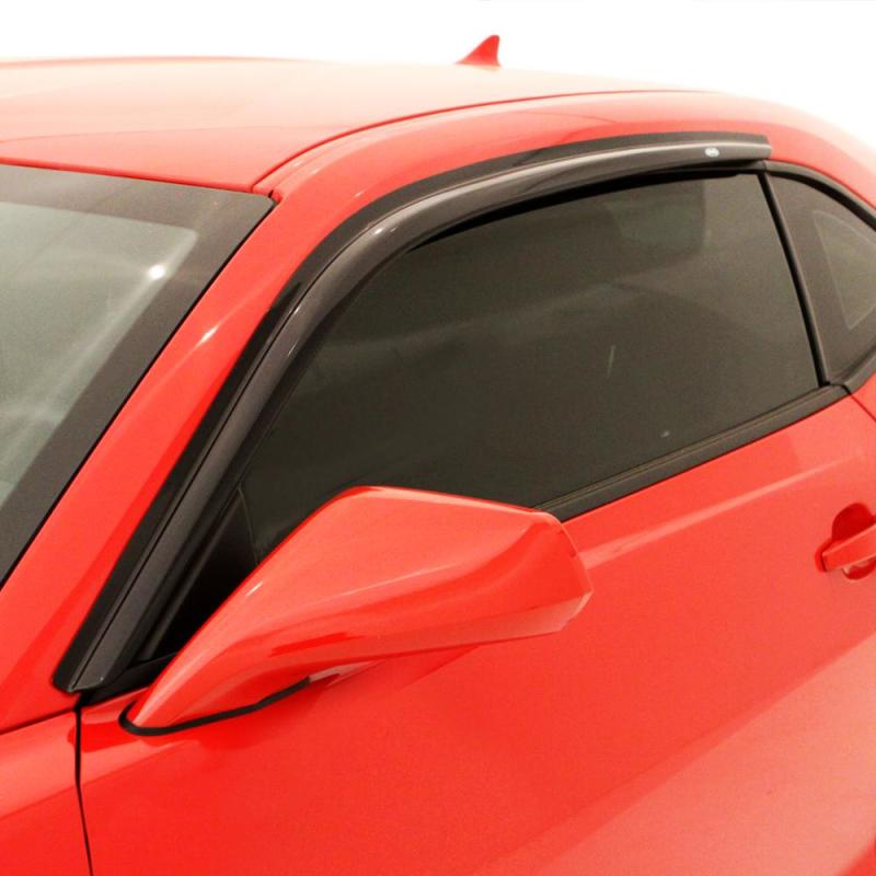 AVS 93-02 Chevy Camaro (Excl. T-Top) Ventvisor Outside Mount Window Deflectors 2pc - Smoke