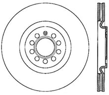 Load image into Gallery viewer, StopTech 09 VW Passat CC / 06-09 Passat Slotted &amp; Drilled Right Front Rotor