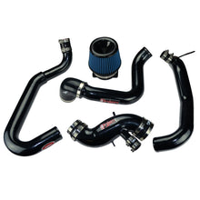 Load image into Gallery viewer, Injen 03-06 Evo 8/9/MR Cast Aluminum Intake System w/ Full Intercooler Piping Black Short Ram Intake