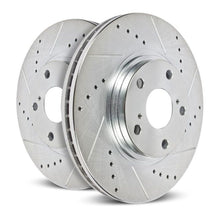 Load image into Gallery viewer, Power Stop 11-21 GMC Sierra 3500 HD Front Drilled &amp; Slotted Rotor - Pair