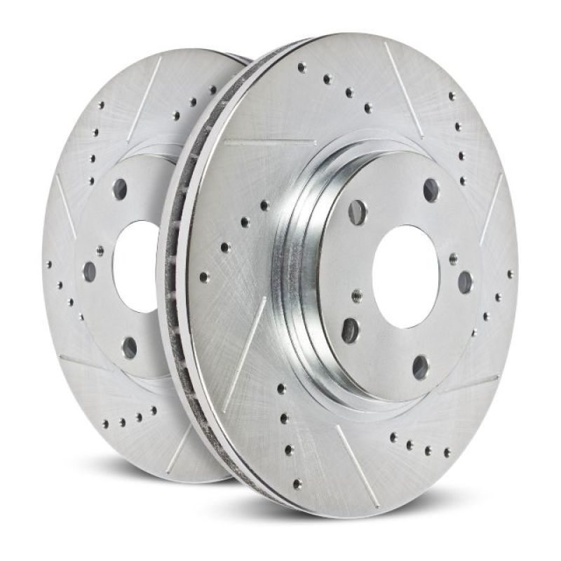 Power Stop 02-06 Cadillac Escalade Front Evolution Drilled & Slotted Rotors - Pair