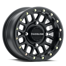 Load image into Gallery viewer, Raceline A92B Podium 14x7in / 4x156 BP / 10mm Offset / 132.5mm Bore - Satin Black Beadlock Wheel