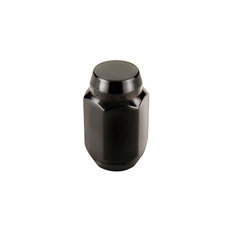 McGard Hex Lug Nut (Cone Seat) 1/2-20 / 13/16 Hex / 1.5in. Length (4-Pack) - Black