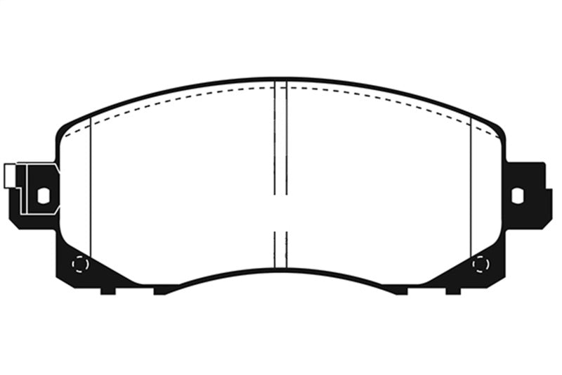 EBC 2018+ Subaru Crosstrek Redstuff Front Brake Pads