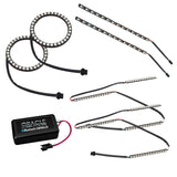 Oracle 15-17 Ford Mustang V6/GT/Shelby Dynamic DRL  w/ Halo Kit - ColorSHIFT - Dynamic