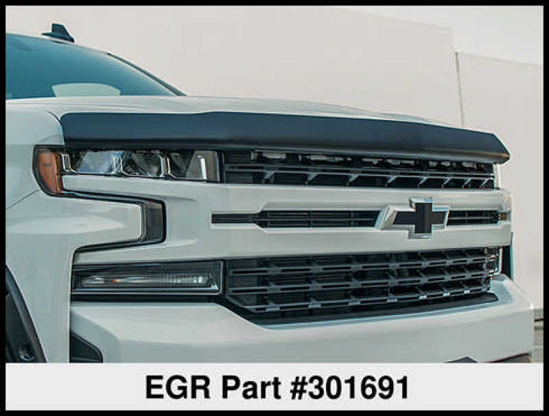 EGR 2019 Chevy 1500 Super Guard Hood Guard - Dark Smoke