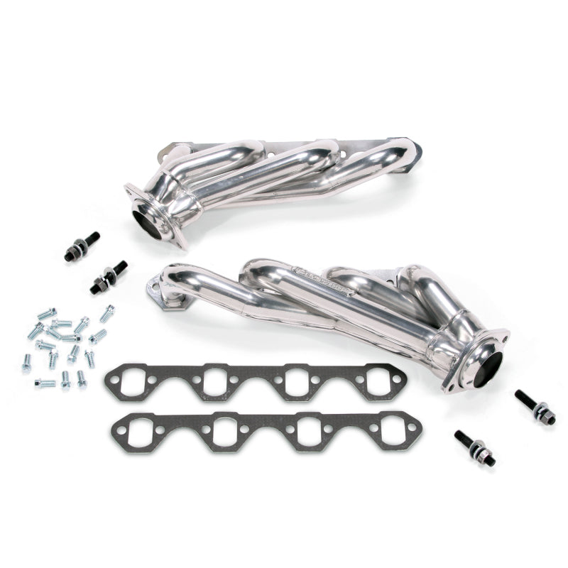 BBK 79-93 Mustang 5.0 Shorty Unequal Length Exhaust Headers - 1-5/8 Silver Ceramic