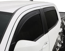 Load image into Gallery viewer, AVS 16-18 Toyota Tacoma Double Cab Ventvisor In-Channel Window Deflectors 4pc - Matte Black