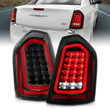 Load image into Gallery viewer, ANZO 11-14 Chrysler 300 LED Taillights Black w/ Sequential